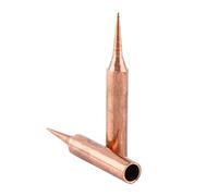 Soldering Tips for Soldering Iron 5 mm Pack of 10 Copper Low Temperature Soldering Iron Tips for Soldering Iron Tool for Station 900M-TI 8 x 7 x 1