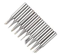Soldering Tips Set - Oxygen Copper, Easy to Tin and Diamagnetic, 10 Types for Various Soldering Needs, Compatible with 936 937 938 969 8586 852D Stations, Durable and Precis (Type 1)