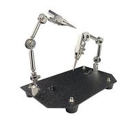 Soldering Welding Work Clip Helping Hands Soldering Station Jewelry Welding Fixture Table Clip Clamp with Dual Clips for Welding Jewelry (Double Clips)