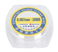 Soldering Wire, 200 Meters Silver Wire Jumper Super Fine Solder Wire Silver Solder Wire Rosin Solder Wire for Fingerprint Motherboard Soldering Repair (0.007mm)
