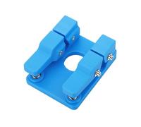 Soldering Wire Holder, Electrode Fixture Accessory, 3.46x2.52x1.3in Portable Welding Clamp Tool, Professional Lead Grip Device, Heat Resistant Support for Workshop, Electrical