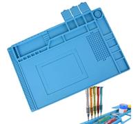 Soldering Work Mat - 45 By 30 Cm, Magnetic Silicone Pad, Reusable Design, Electronics Repair Tool | Home Watch Laptop Smartphone Soldering Assembly Small Parts Organization Station