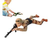 Soldier Action Figure - Adventure Model for Boys, Lightweight Sound Equipment | Realistic with Flexible Joints and Battle Accessories, Toy for Simulation Game Fighting Games