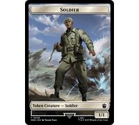 Soldier // Alien Warrior Token (foil) | Universes Beyond: Doctor Who