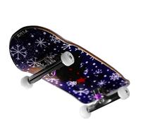 SOLDIER BAR Fingerboard Complete 6-Laye 35.5mm Deep Concace Handmade Maple Deck+ARK1 Truck+Ice Wheel(6-Layer Handmade Maple Deck(Christmas Tree)