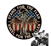 Soldier Battlefield Decal - Battlefield Sticker for Car | Stand for The Flag Decal | Kneel for The Fallen Patriotic | Car Truck Decals for Laptops | Flag Soldier Sticker | Bumper Decals for Vehicles