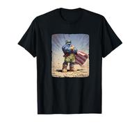 Soldier Bear Costume for USA and America Cape Lovers T-Shirt