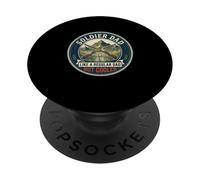 Soldier Dad Military Veteran Army Hero Father's Day PopSockets Adhesive PopGrip