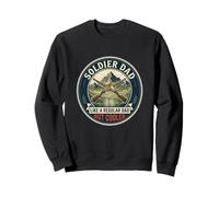 Soldier Dad Military Veteran Army Hero Father's Day Sweatshirt