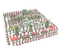 Soldier Men Playset - Mini Army Character Models, Sturdy Tacticall Equipment Pieces, Non Slip Authentic Battlefield Theme | Engaging Strategy Storytelling Bundle For Children Gift School Project
