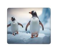 Soldier Penguin Mouse Pad - Non-Slip Rubber Base Extended Gaming Desk Mat, Full-Area Print Personalized Keyboard Mat for PC Laptop Office Home