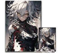 Soldier Robot Anime Girl 1000 Piece Puzzle Jigsaw Puzzles for Teenagers Family Game Night BrainChallenging Gift Idea 1000 PCS(38x26cm)