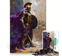 Soldier Spartan 1000 Pieces Jigsaw Puzzles for Adults Mind Exercise Toy Relax Time Precision Cut Stylish Gift (38x52cm)