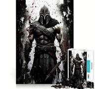 Soldier Spartan Jigsaw Puzzle for Teenagers 1000 Pieces Reason Skill Toy Calming Play Exact Cut Perfect Present (38x26cm)