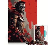 Soldier Spartan Movies Jigsaw Puzzles for Adults1000 Pieces Memory Gain Stress Relief Design Assembly Memorable Gift (50x75cm)