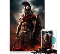 Soldier Spartan Movies Jigsaw Puzzles for Adults1000 Pieces Smart Game Quiet Calm Pattern Assembly Amazing Present (38x26cm)