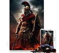 Soldier Spartan Movies Jigsaw Puzzles for Adults1000 Pieces Smart Game Quiet Calm Pattern Assembly Amazing Present (38x26cm)