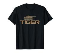 Soldiers Armed Forces Men's Uniform Camouflage Tiger Tank T-Shirt