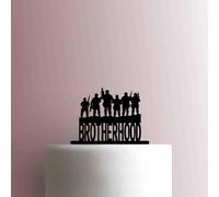 Soldiers Brotherhood - Acrylic Cake Topper 7 Inch Width/Black