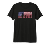 Soldiers in The America Flag Premium T-Shirt