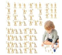 Soldiers Men, Soldiers Various Poses Action Figures, 100 x Miniatures, Historical Model Statues as Board Game for Girls and for Educational Projects, Role Play and Cake Decoration