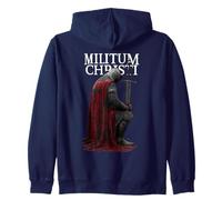 Soldiers of Christ | Templar Knight | Catholic Warrior Zip Hoodie