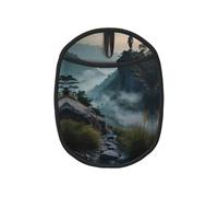 Soldiers on the cliff 1 PC Printed multi-functional oven silicone pot mat (1/2 pack), suitable for women and men barbecue baking