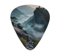 Soldiers on the cliffGuitar Picks, 12-Piece Pattern Set, Three Different Thicknesses for Acoustic Electric Guitar and Other Instruments