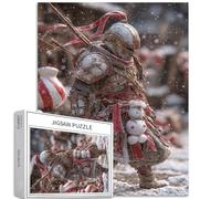 Soldiers Training in The Snow 1000 Piece Jigsaw Puzzles for Adults Christmas Fantasy Art Jigsaw Puzzle Colorful DIY Puzzles for Home Decoration Gifts Family Puzzle Perfect for Game Nights 50×70cm