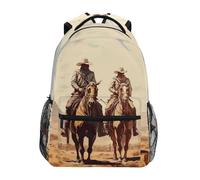 soldwellsd American Cowboys Horse Backpack for Boys Girls Elementary School Bookbag Back Pack 202a3289
