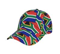 soldwellsd Cute South Africa Flag Hat South Africa Flag Baseball Cap Adjustable South African Baseball Hat for Men Women