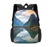 soldwellsd Travel Backpack for Women Men Laptop Backpack 15.6 Inch Computer Bag Fiordland National Park Carry on Backpack
