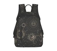 soldwellsd Twelve Constellations Mystical And Astrology Elements Backpack Bookbag Laptop Backpacks Multipurpose Daypack For Men Women Picnic Travel Hiking