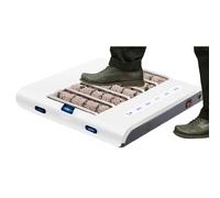 Sole Cleaning Machine - Fully Automatic Induction Shoe Polisher, Rechargeable Waterless Cleaner with Suction for Home and Office