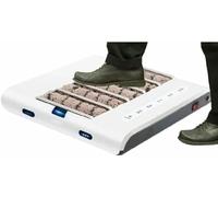 Sole Cleaning Machine, Fully Automatic Rechargeable Induction Shoe Polisher, 260RPM Waterless Cleaner with 1000PA Suction, Quick Wipe in 5s for Home and Office