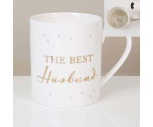 Sole Favours Bambino Bone China Reveal Mug - The Best Husband Daddy