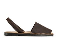 SOLE LDN Macaw Nubuck Menorcan Sandals UK 5 Dark Brown