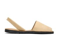 SOLE LDN Macaw Nubuck Menorcan Sandals UK 8 Taupe