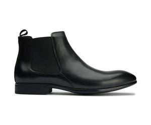 Sole Ldn Mens Wide Fit Chelsea Chelsea Boots Black