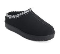 sole london LADIES WOMENS WARM FAUX FUR SLIP ON IN OUT DOOR SLIPPERS SHOES BOOTSF BLACK 8