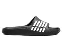 sole london MENS SLIP ON HOLIDAY SLIDERS POOL SHOWER STRIPE SUMMERS SANDALS BEACH MULES