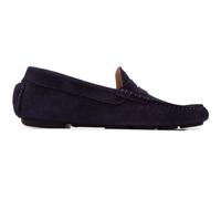 Sole Mens Charles Driver Shoes - Blue Suede - Size UK 11