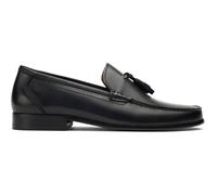 Sole Mens Rod Tassel Loafer Shoes - Black Leather - Size UK 10