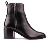 Sole Womens Greer Zip Boots - Black Leather - Size UK 6