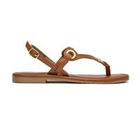 Sole Womens Lou Sandals - Tan Leather - Size UK 5