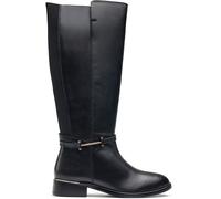 Sole Womens Madden Knee High Boots - Black Leather - Size UK 5