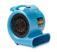 Soleaire Max Storm 1/2 HP Durable Lightweight Air Mover Carpet Dryer Blower Floor Fan for Pro Janitorial Cleaner, Blue, 1 Pack