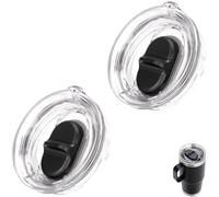 Soledea 2 Pack 20 oz Spill Proof Stronghold Lid Compatible/Replacement with YETI Rambler 20 oz Travel Mug Only