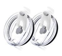 Soledea 20 oz Tumbler Lid, Replacement Lids Compatible for YETI 16/20/25 oz Tumbler, 24 oz Mug and 10 oz Lowball 2.0 Rambler, 2 Pack Travel Spill Proof Cup Lids Covers