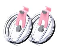 Soledea 30 oz Tumbler Lid, Replacement Lids Compatible for YETI 30/35/42 oz Tumbler, 14 oz Mug and 26 oz Straw Rambler, 2 Pack Travel Spill Proof Cup Lids Covers